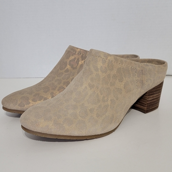 Hush Puppies Leopard Suede Mules - Picture 2 of 7